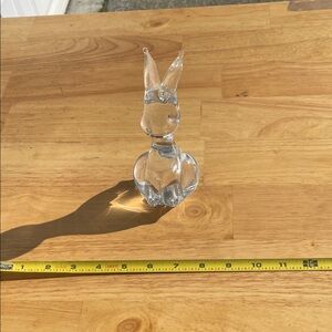 Elegant Glass Rabbit Figurine
